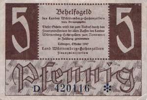 r.214b D 5 Pfennig 1947